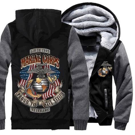 2018 New Us Marines Corps Proud To Have Served Since 1775 Hoodies