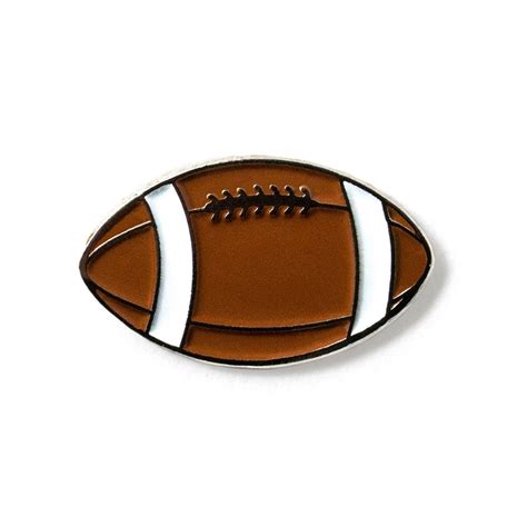 American Football Ball Enamel Lapel Pin 895 Perfect Accessory For