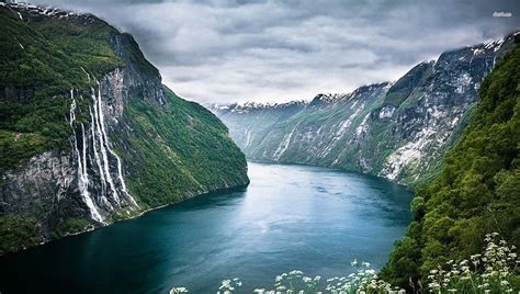 Norwegian Fjord Nature Water Mountains Rivers Hd Wallpaper Peakpx