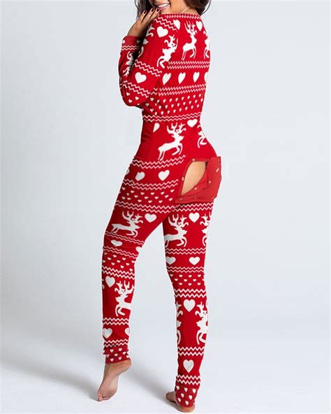 Wholesale Christmas Sexy Openable Hips Onesie Pajama Global Lover