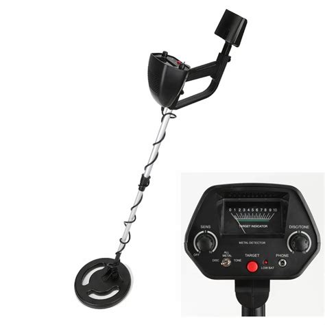 Md 4040 Portable Metal Detector Searching Treasure Gold Pointer Display