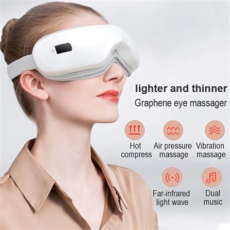 Dropship Eye Protection Device Eye Vibration Massager Hot Compress Air Pressure Acupoint Massage