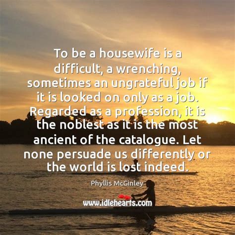 Being A Housewife Telegraph