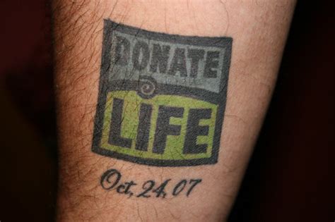 Tattoo Donate Life Flickr Photo Sharing