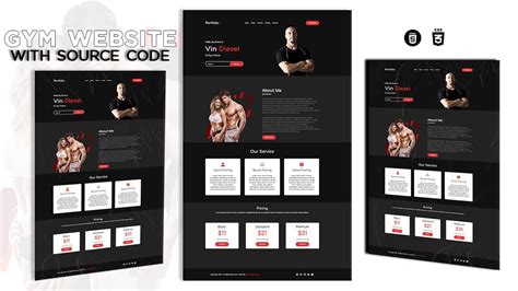 Complete Website Template With Html And Css With Source Code Creative Networks Youtube