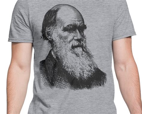 Charles Darwin T Shirt S Xxl Evolution Atheist Atheism Etsy