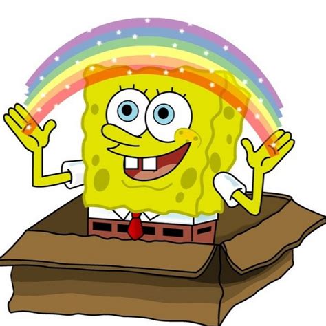 Create Meme Wallpaper Spongebob With Rainbow Sponge Bob Square Pants Imagination Spongebob