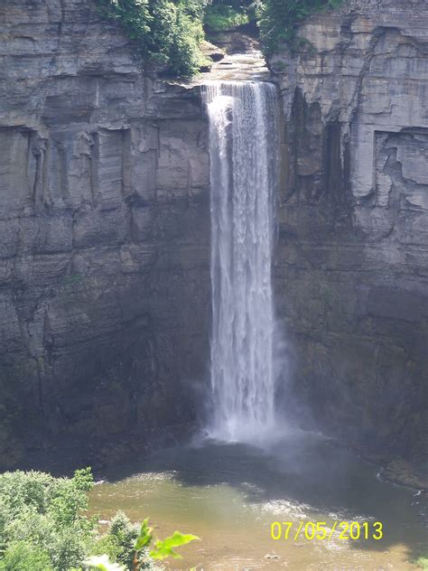 Taughannock Falls Waterfall Outdoor Water