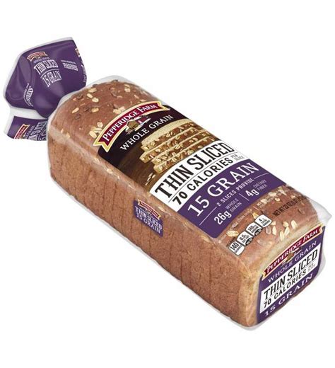 Pepperidge Farm Whole Grain Thin Sliced Grain Bread Oz Bag