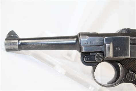 Wwi Wwii Weimar World War Luger Pistol 9mm Antique Firearms 006