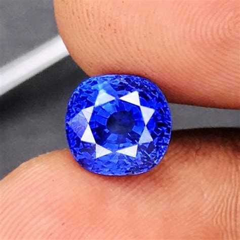 5030 Ct Blue Sapphire Cornflower 100 Natural Unheated