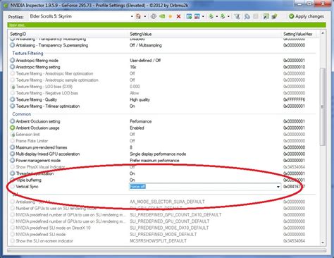 Как включить vsync. NVIDIA Vsync что это. NVIDIA profile Inspector settings. Вертикальная синхронизация скайрим. Скайрим как включить вертикальную синхронизацию.
