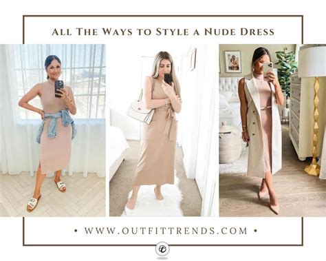 Nude Dress Outfits 23 Tips For Slaying Nude Colored Dresses