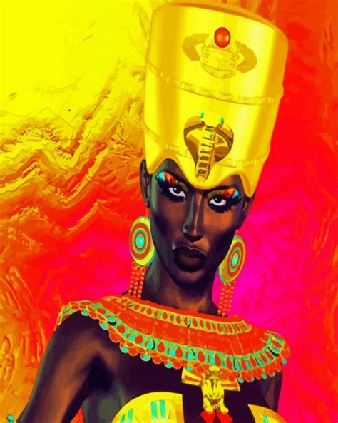 Nubian Queen Paint By Numbers Thepaintbynumberscom