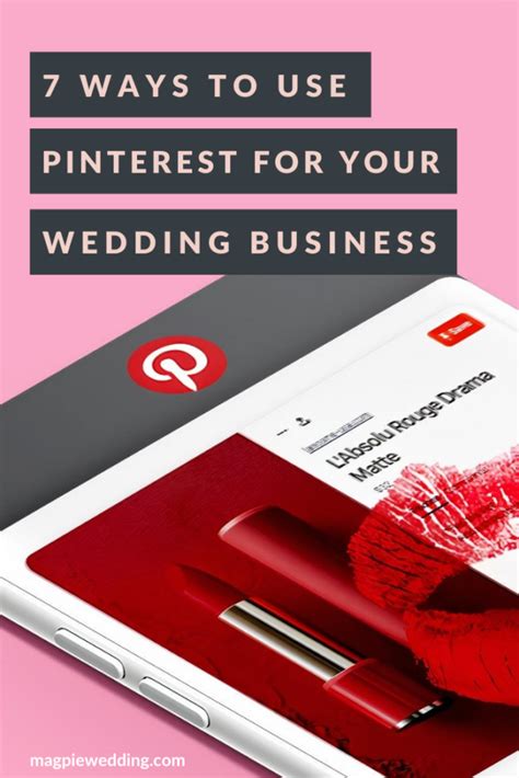 7 ways to use pinterest for your wedding business