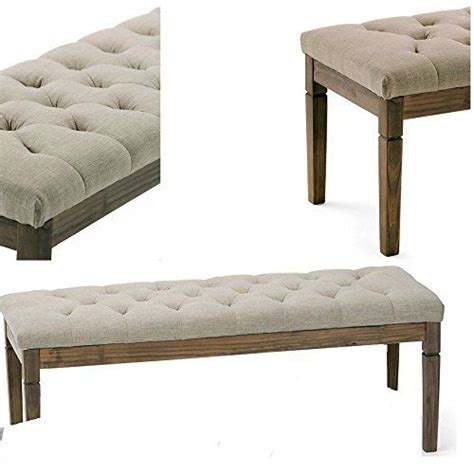 We did not find results for: Long Wooden Bench with Padded Tufted Fabric Upholstered ...
