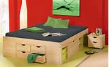 Pine Double Bed Base