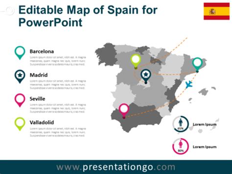 Europe Editable Powerpoint Map Presentationgo