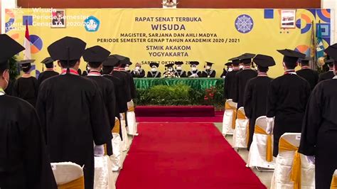 Rapat Senat Terbuka Wisuda Magister Sarjana Dan Ahli Madya Periode