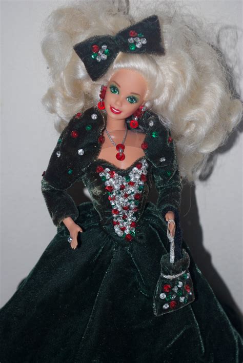 Happy Holidays Barbie Doll Special Edition 1991 Etsy