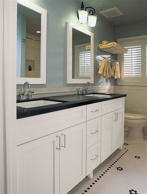 If you're wondering how to paint a bathroom vanity, it's super easy! Well Liked White Painted Bathroom Vanities Ideas With ...