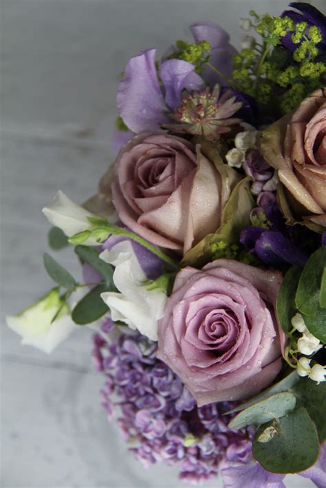 The Flower Magician Antique Lavender Wedding Bouquet