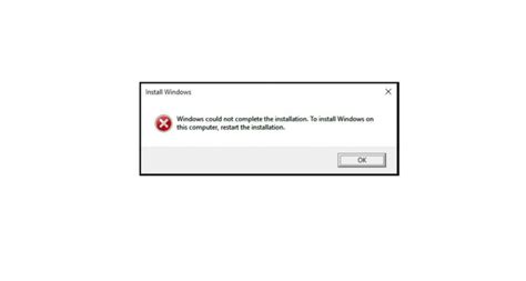How To Fix Windows Could Not Complete The Installation