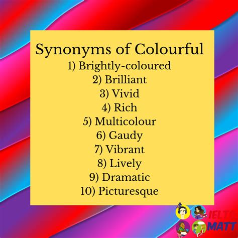 Ielts Vocabulary List Colourful Event ⋆ Ielts Matt
