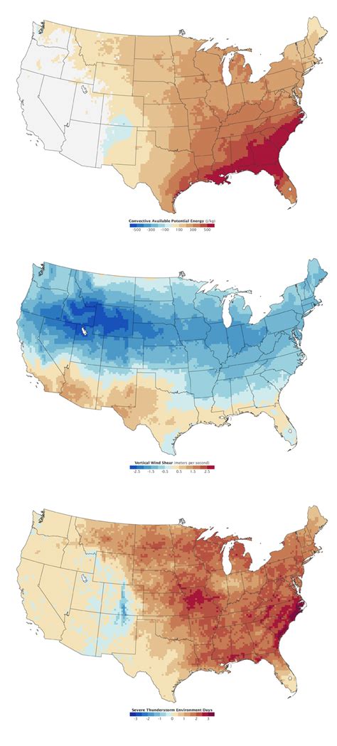 Severe Thunderstorms And Climate Change Climate Change Vital Signs