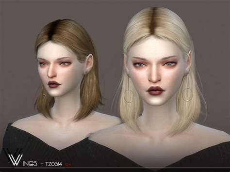 Wings Tz0514 Hair By Wingssims At Tsr Sims 4 Updates