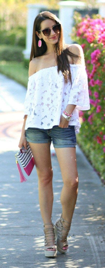 44 Cute Summer Outfits Ideas With Shorts Summer Outfits Cute Summer