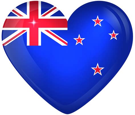 It includes flags that either have been in use or are currently used by institutions, local authorities, or the government of new zealand. New Zealand Large Heart Flag | Gallery Yopriceville - High ...