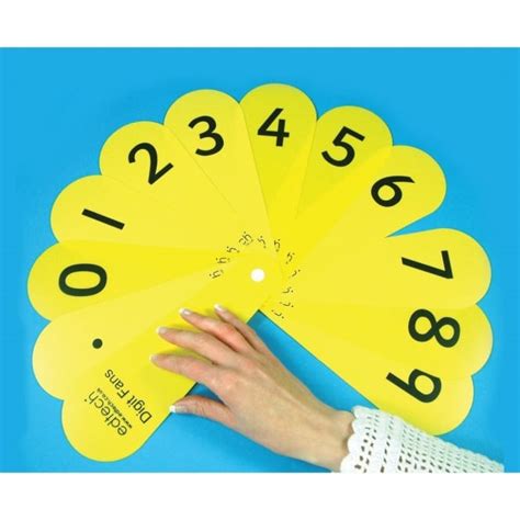 Teachers Number Fan Numeracy From Early Years Resources Uk