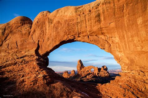 Turret Arch Through North Window Arches National Park Utah Dave
