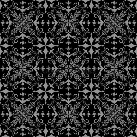 Black And Grey Wallpaper Pattern Stock Vector Illustration Of Design