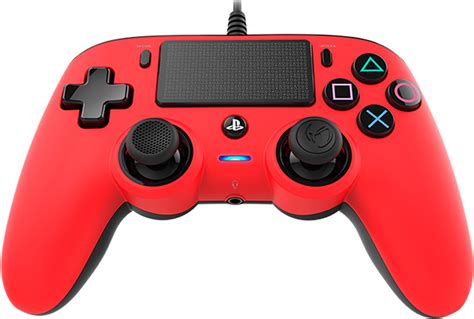 Nacon Wired Compact Controller για Ps4 Red Skroutzgr