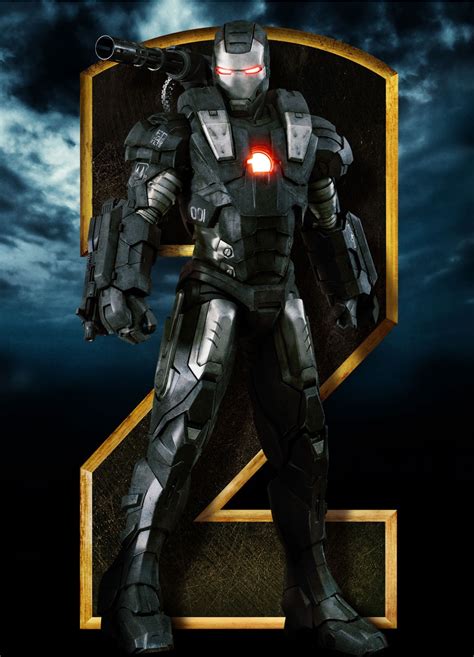 Image Iron Man 2 War Machine Character Poster Marvel Movies