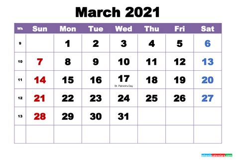 Customize and download these microsoft word templates with our word download this editable monthly 2021 planner word template with the usa federal holidays. March 2021 Printable Calendar with Holidays Word, PDF ...