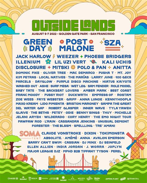 Outside Lands 2023 Lineup Tickets Live Stream Schedule Map