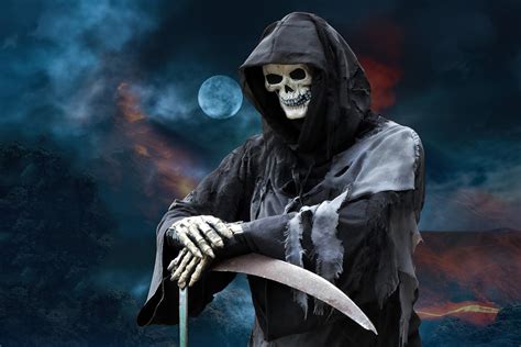 Grim Reaper Død Skræmmende Gratis Billeder På Pixabay Pixabay