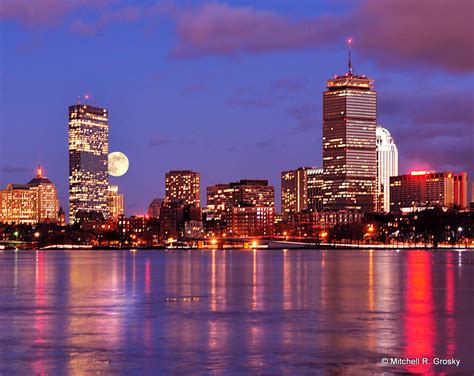 50 Boston Skyline At Night Wallpaper Images Lan J Macias