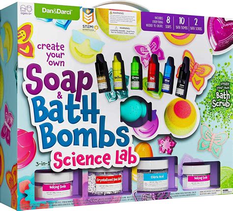 Soap And Bath Bomb Making Kit For Kids 3 In 1 Spa Science Kits For Kids