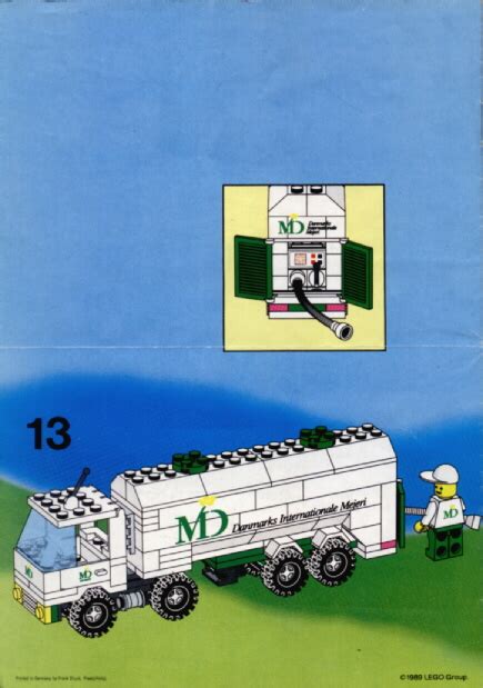 Lego 1952 Milk Truck Instructions City