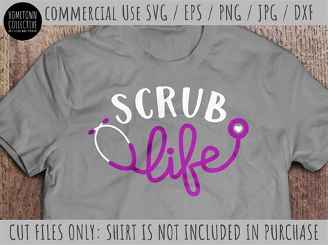 Scrub Life Svg Nurse Svg Doctor Svg Medicine Svg Surgeon Etsy