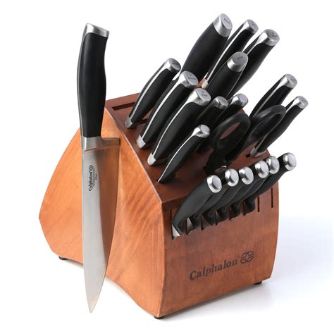 Calphalon Contemporary Cutlery 21 Piece Knife Block Set And Reviews Wayfair