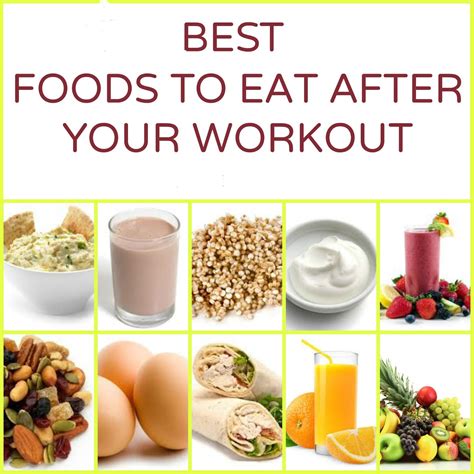best foods to eat after working out all