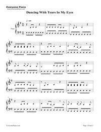 Dancing With Tears In My Eyes Kesha Free Piano Sheet Music Piano Chords
