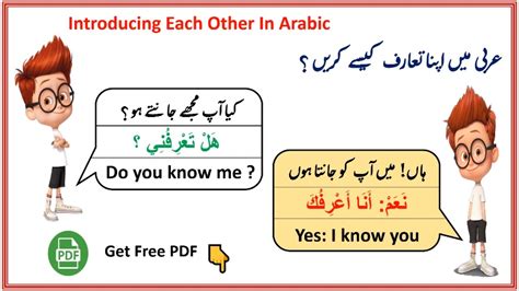 Introducing Each Other In Arabic Arabic Conversation Learn Spoken