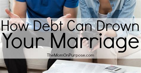 How Debt Can Drown Your Marriage The Simply Organized Home