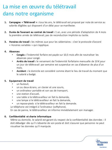 Je prends donc l'initiative de procéder à rappel. teletravail horaires de travail